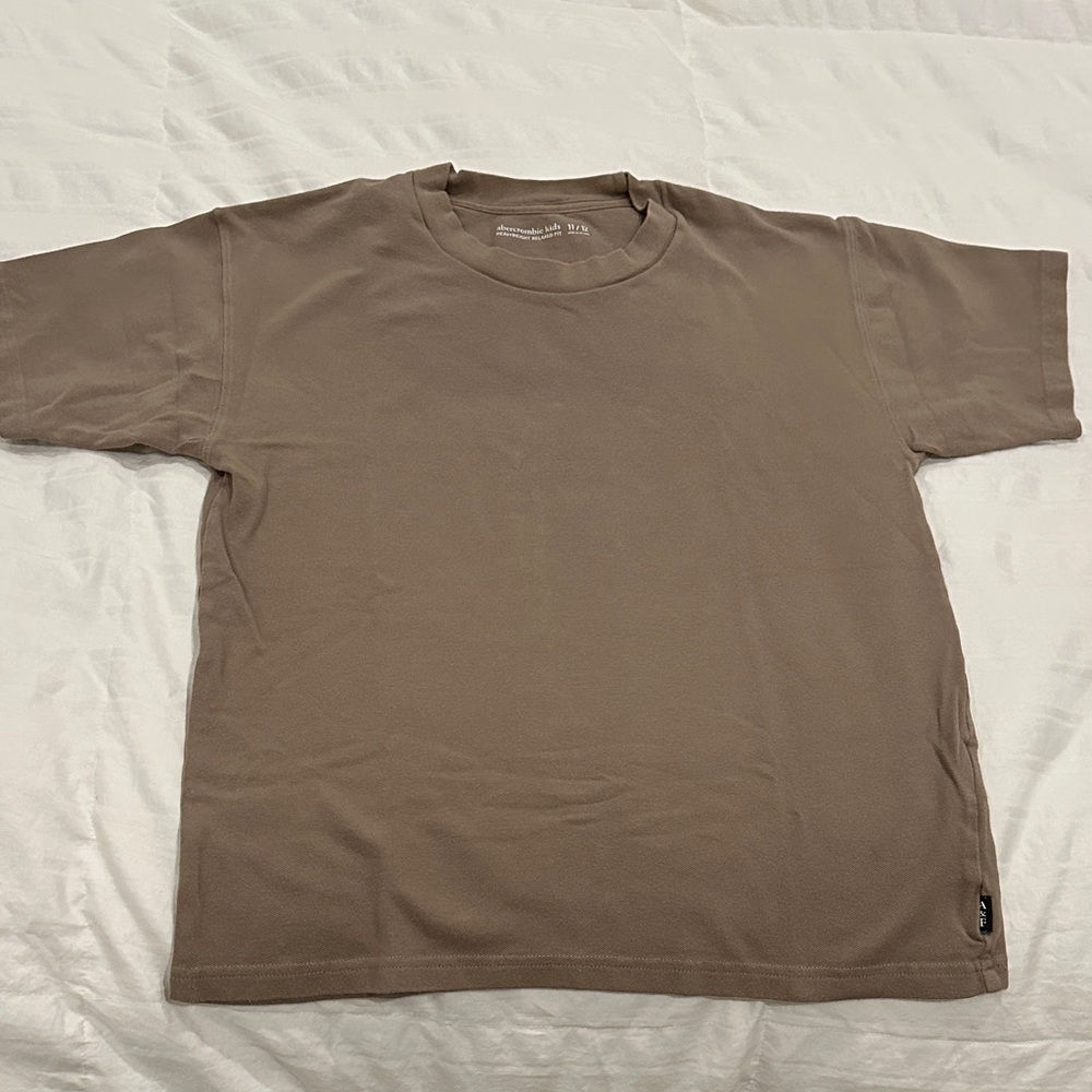 Abercrombie kids Boy’s Brown Relaxed Fit T-Shirt